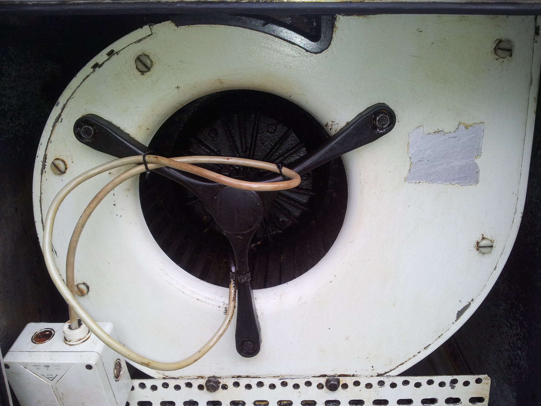 gereinigter Ventilator nach manueller Reinigung